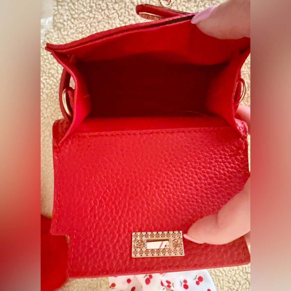 Mini Bag and Cherry Bag Charm / Key Ring NWT - Picture 3 of 3